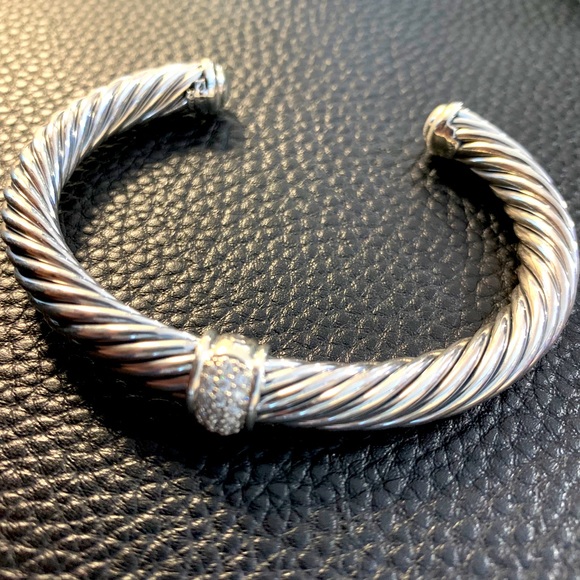 David Yurman Jewelry - David Yurman Center Station Bracelet Pave Diamonds